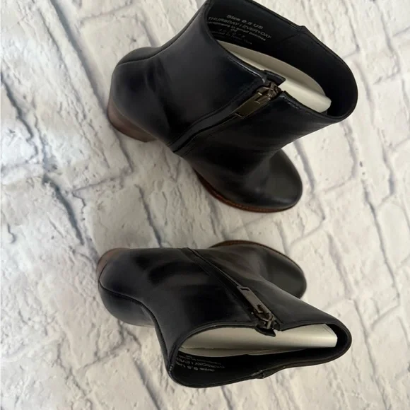 Thursday Boot Company Black Leather Heeled Boots - Picture 6 of 10